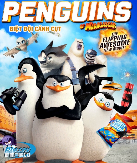 F711. The Penguins of Madagascar  2015 - BIỆT ĐỘI CÁNH CỤT 2D50G (DTS-HD MA 5.1) 